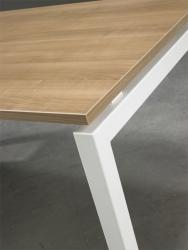 Vrijstaande bureautafel Quartet White 60x80cm