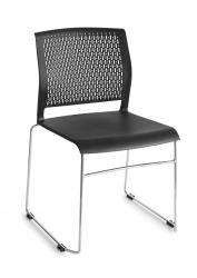 Draadstoel 8404 zwart/wit